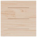  Bordplate hvit 60x60x2,5 cm heltre furu rektangulær 824381