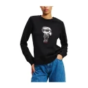 Karl Lagerfeld Dame Gensere & Hettegensere Svart M,