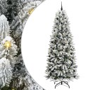  Kunstig juletre Hvit 93 x 93 x 240 cm PVC plast stål og PE