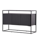 Venture Design Kingsport kabinett Svart Valnøtt Brun