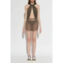 Rick Owens Dame Shorts Grå M,