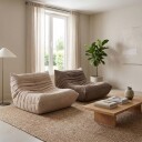 Hvilestol HOME4YOU Fiona Beige - beige