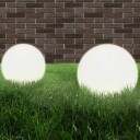 LED kulelamper 4 stk sfærisk 40 cm PMMA
