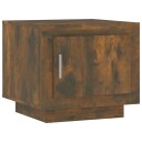 vidaXL Salongbord røkt eik 51x50x45 cm konstruert tre