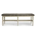 Oscarssons Möbel Nadja Bench 130 cm Grå oljet ask/safeskinn Sahara