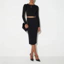 Elisabetta Franchi Dame Strikkevarer Svart S,