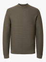 Selected Homme Tion Long Sleeve Knit Structure Mock Neck Grønn XXL