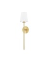 Niagra vegglampe antikk messing