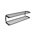 Essem Design Classic 650 skohylle sort/sort, 2 niv?er, 40 cm