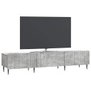  TV skap med skuff Betonggrå 147 x 34,5 x 32 cm Konstruert tre