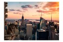 Fototapet New York The Skyscrapers And Sunset 400x280 - Artgeist sp. z o. o.
