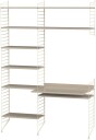 String kontor beige Kombinasjon G