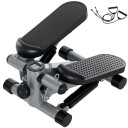 2 i 1 mini stepper for hjemmet med krafttau opp ned sving stepper med LCD skjerm stepper hjemmetrener opptil 100 kg for bein /