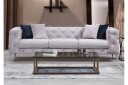 Mezonzo 3 seter Sofa   Lysegrå
