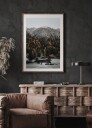 Rustic Houses in the Mountains Plakat Plakat / 100x150cm