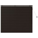 vidaXL Venetiansk persienne Mørk brun 160 x 130 cm 35 mm