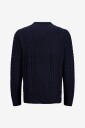 Jack & Jones - Genser Jprblucallum Cable Knit Crew Neck - Blå