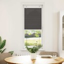  plisségardin sort 50x100 cm Stoff Bredde 49,4 Polyester