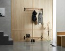 Essem Design Nostalgi Hat Rack/Shoe Rack Black Fittings Hattehylle Svart Ask