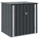 vidaXL Hage Lagringsboks Svart 101,5 x 82 x 100 cm Stål