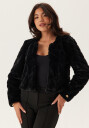 Chiara Forthi Diva Party Faux Fur Black 38