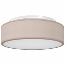  Taklampe Gråbrun 38 X 13.5cm Stoff