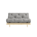 Karup Design - Roots Sovesofa 140 cm Grå Natur stell 1580330-13-0 1580330-12-0