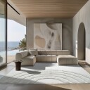 Ryetepper   Everly Natural Cotton Shaggy offwhite Størrelse: 200 x 290 cm
