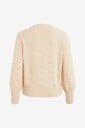 Object - Genser objBouble L/S Knit Pullover Noos - Natur