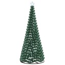 vidaXL LED-glitterjuletre med fot EKENAS 250 cm 370 LED-lys Kaldhvit