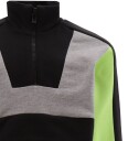 Versace Collegegenser m. Glidelås   Grå Melert m. Svart/Neongrøn   Versace   10 år 140   Collegegenser