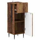 vidaXL Baderom Oppbevaringsskap ZWOLLE Gammelt tre 30 x 31 x 79,5 cm