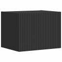  TV Veggskap Veggmontert Svart 60 x 31 x 29.5 cm Konstruert tre