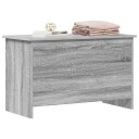 vidaXL Oppbevaringskiste Grå Sonoma 80 x 40 x 50 cm Konstruert tre