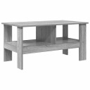 vidaXL Kaffebord Grå Sonoma 90 x 50 x 45 cm Konstruert tre