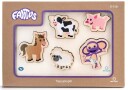 Fantus Wooden puzzle with farm animals 112063