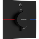 Hansgrohe ShowerSelect Comfort E dusjbatteri, sort