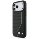 BMW M MagSafe Etui for iPhone 17 Pro Max - Carbon Line Gul