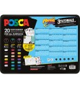 Posca Manga Hero 20 sett