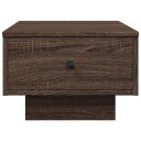  Salongbord brun eik 60x45x31 cm konstruert tre 848086