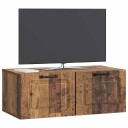  Vegghengt TV skap Gammelt tre 78,5 x 41 x 30 cm Konstruert tre