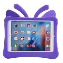 3D Butterfly Kids Støtsikkert EVA-telefondeksel med støtte for barn til iPad Pro 9.7 / Air 2 / Air Lilla