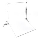 vidaXL Bakteppe bomull hvitt 300x300 cm