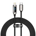 Baseus USB-C cable for Lightning Display PD 20W 2m (black)
