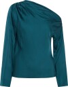 Twist & Tango Victoria Satin Blouse   DEEP TEAL   40