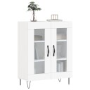 vidaXL Skjenk hvit 69,5x34x90 cm konstruert tre