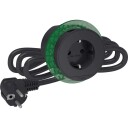 Schneider Electric Bordenhet XS-1 Schuko strømuttak Antrasitt - 1283901