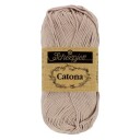 Scheepjes Catona Garn 406 Myk Beige - 10g