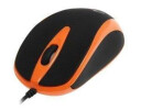 Media-Tech PLANO - Mus - Optisk - 3 knapper - Oransje