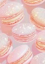 Sparkly Pink Macarons Plakat / 21x30